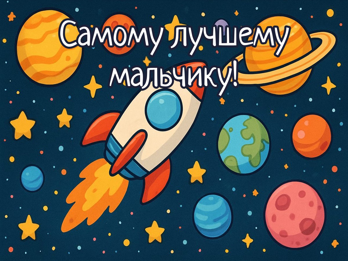 Открытка «ДР мальчику»