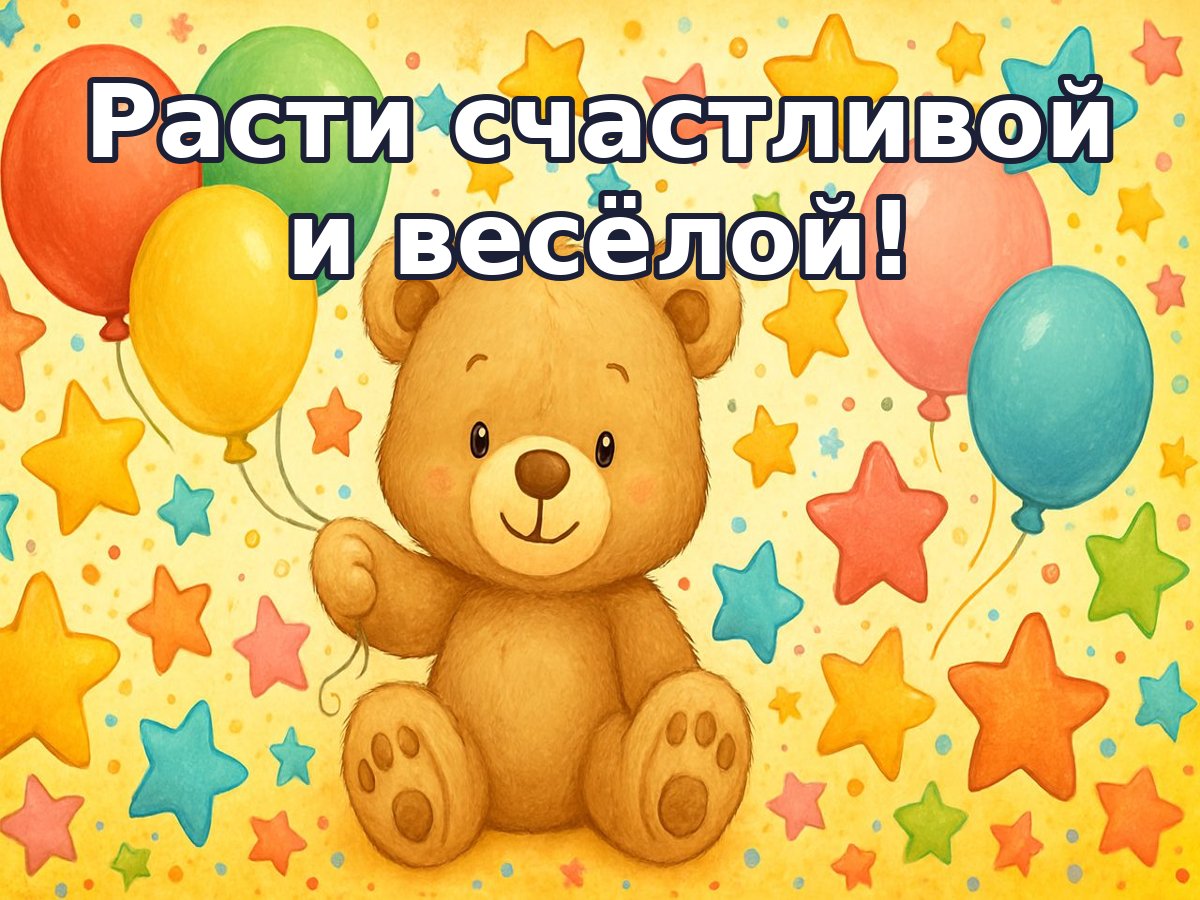 Открытка «ДР девочке»