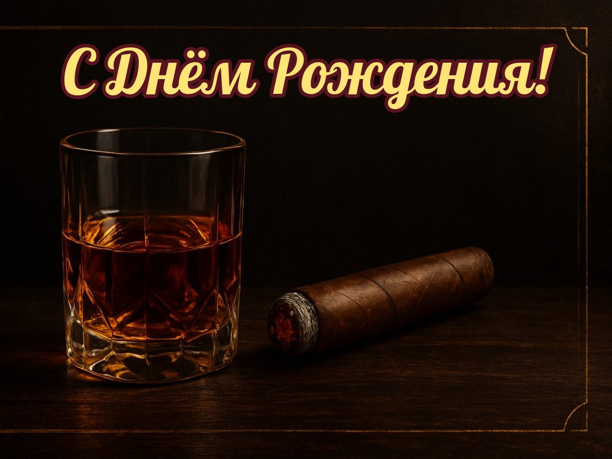 Открытка «ДР мужчине»
