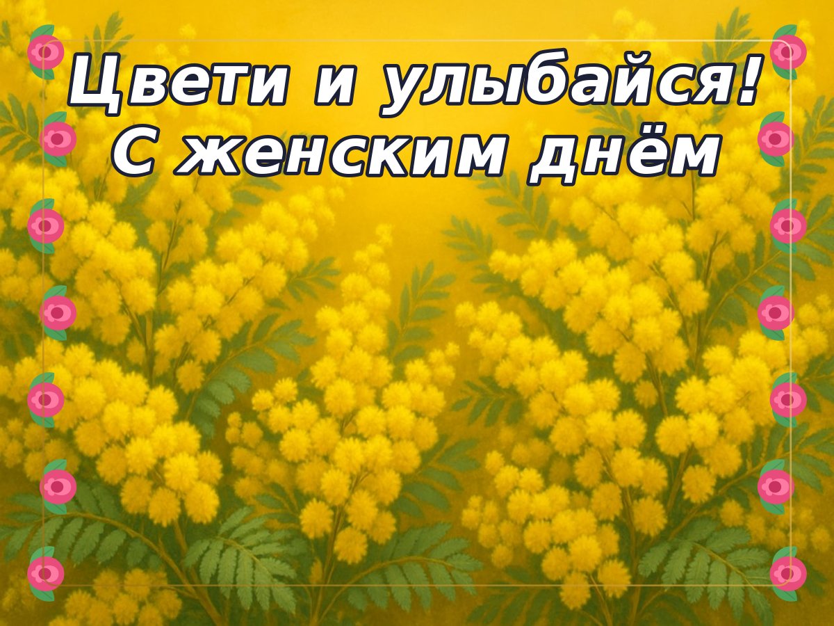 Открытка «8 Марта»