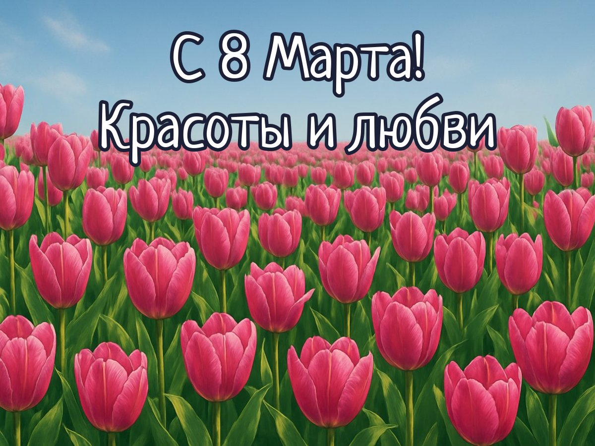 Открытка «8 Марта»
