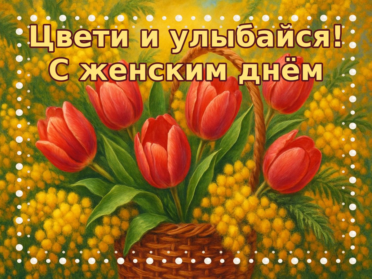 Открытка «8 Марта»